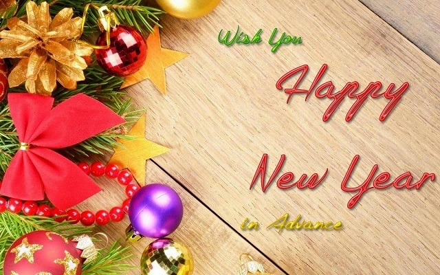 Advance Happy New Year Images