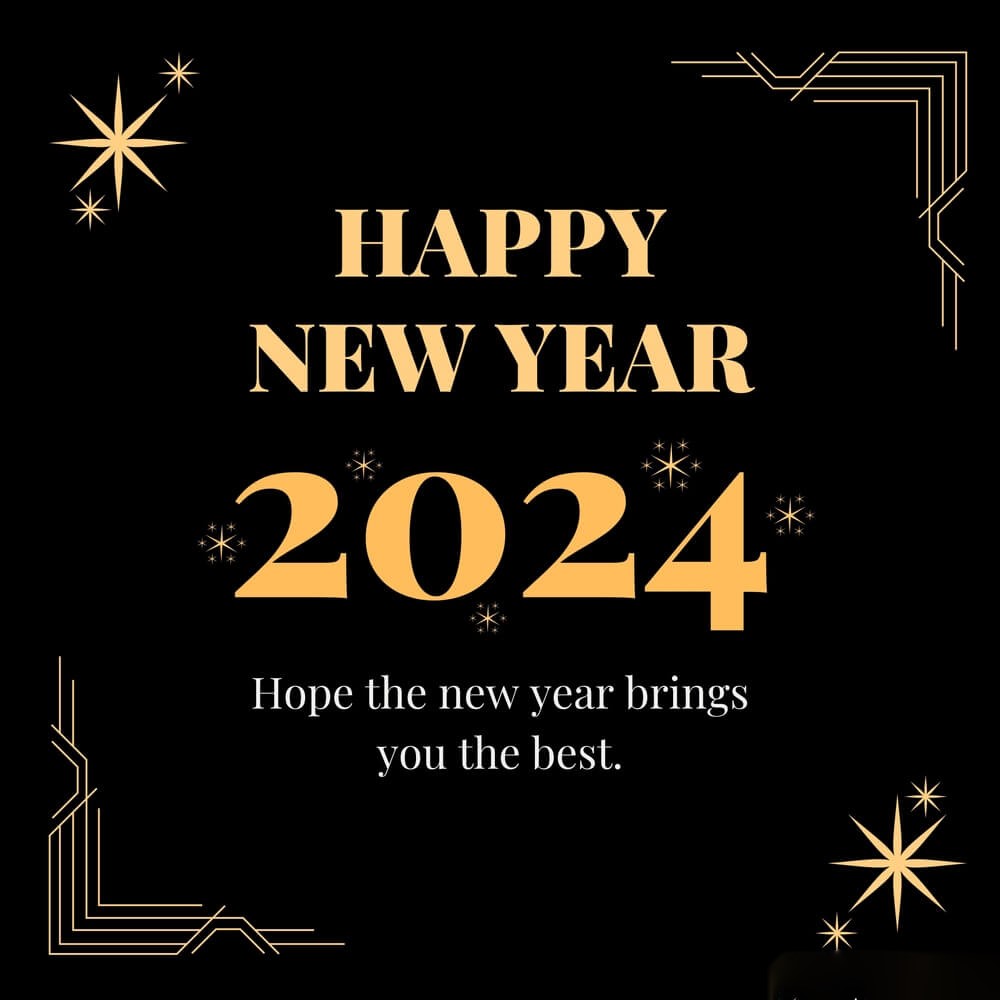 Happy New Year 2024 Full HD Wallpaper